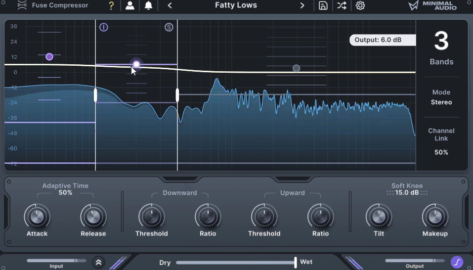 Minimal Audio Fuse Compressor