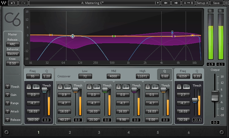 Waves C6 Multiband Compressor