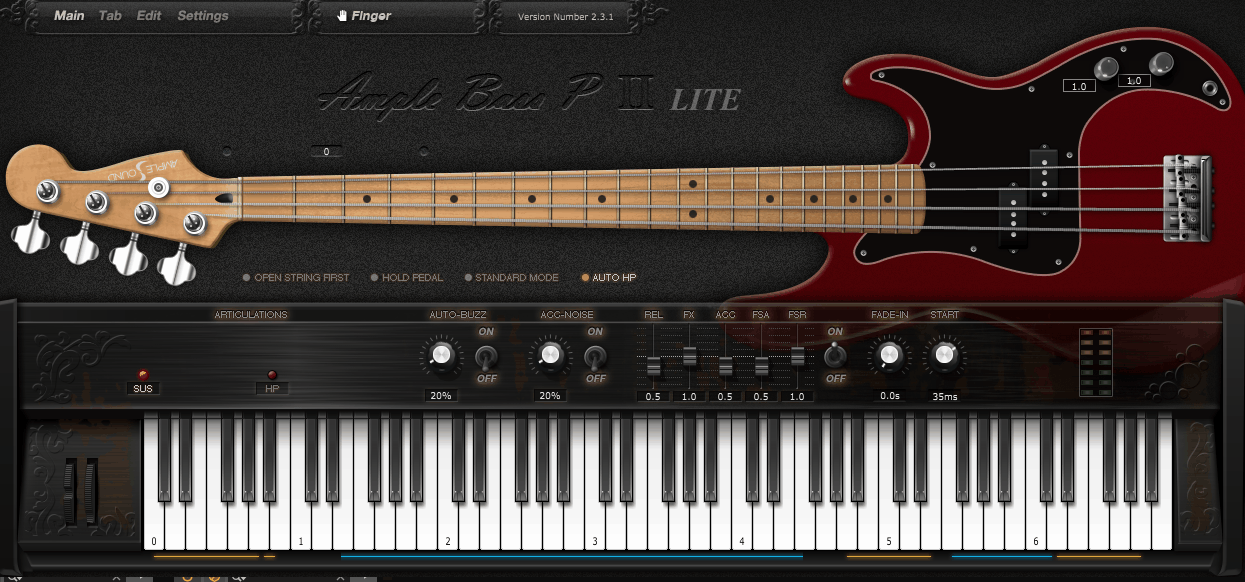 ABPL Ample Bass P Lite II
